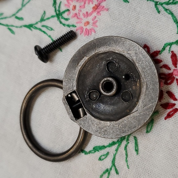 5 Drawer Pull Knobs Metal Ornate Floral Primitive Victorian Farmhouse Rustic - Picture 15 of 16